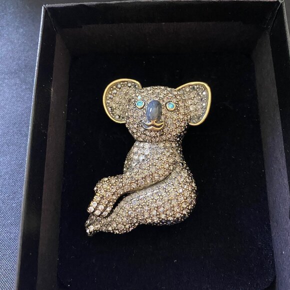 Heidi Daus King Koala Brooch - Picture 1 of 10